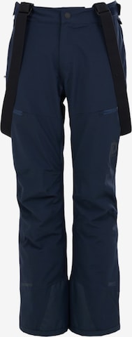 Pantalon fonctionnel 'Teak' Fundango en bleu : devant