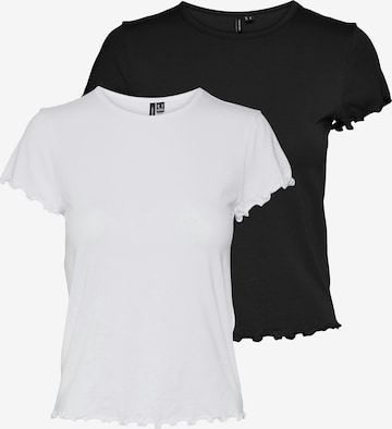 T-shirt 'VMBarbara' VERO MODA en noir : devant