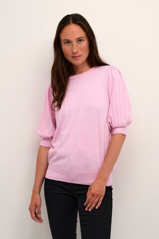 Kaffe - Pullover 'Lone' em rosa: frente