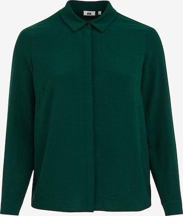 WE Fashion Blouse in Green: front