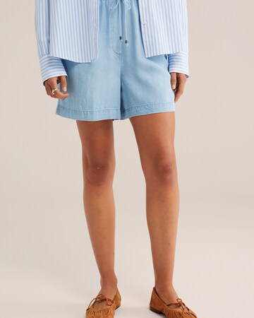 mėlyna WE Fashion Standartinis Džinsai: priekis