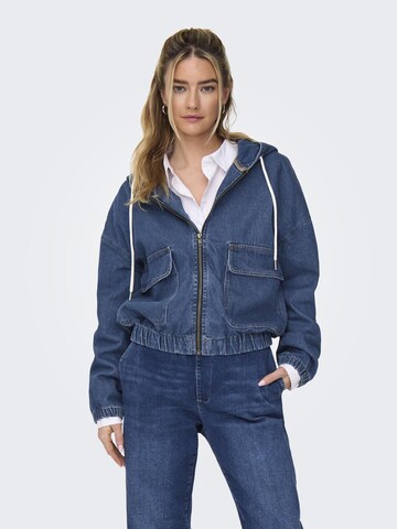 Veste mi-saison 'ONLKenzie' ONLY en bleu : devant