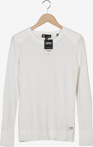 G-STAR Pullover M in Weiß: Vorderseite