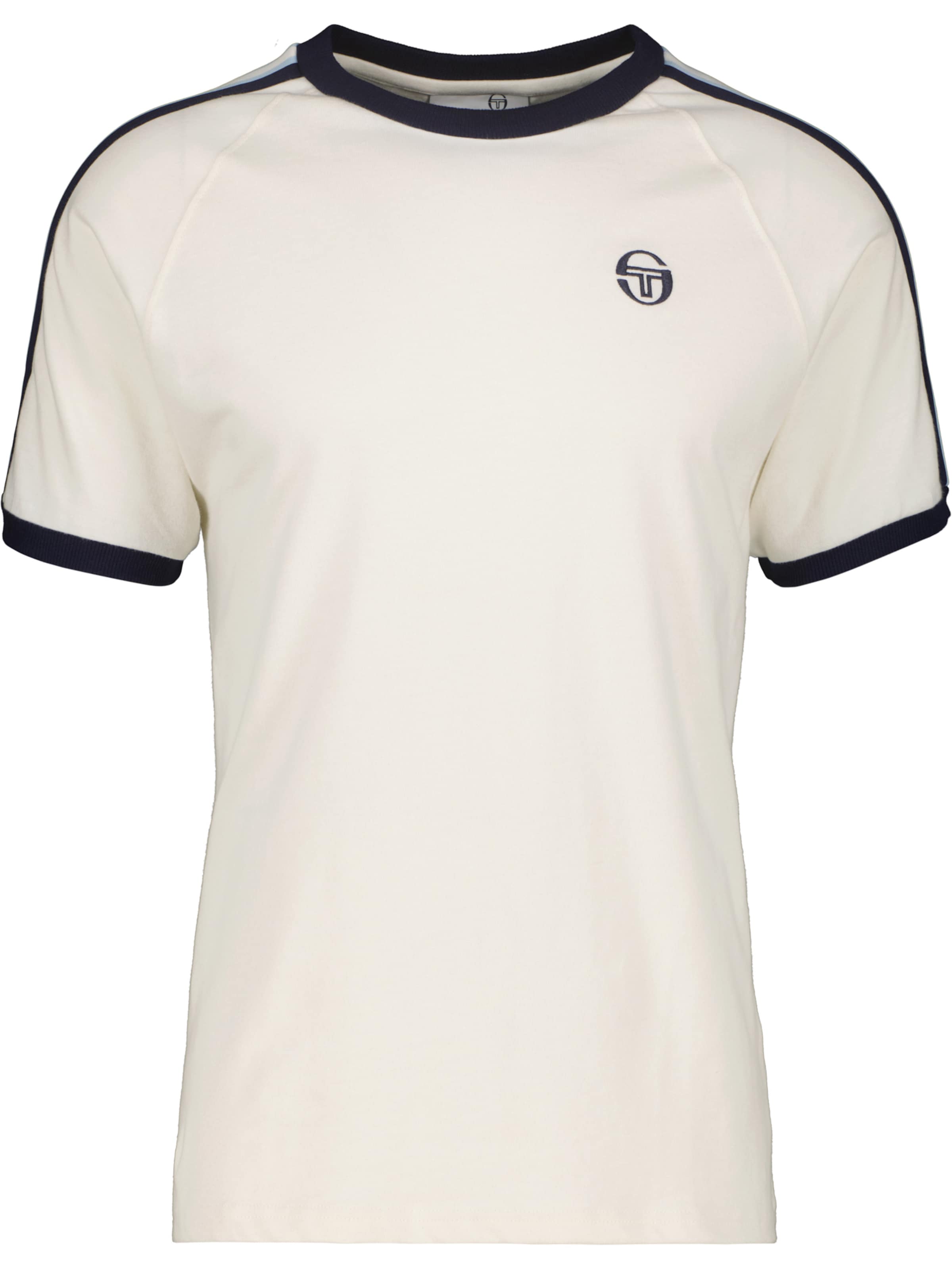 Sergio Tacchini Funktionsshirt 'Hadow Ringer' in Weiß: Vorderseite