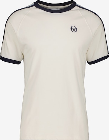 T-Shirt fonctionnel 'Hadow Ringer' Sergio Tacchini en blanc : devant