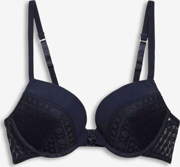 ESPRIT Push-up Bra in Blue: front