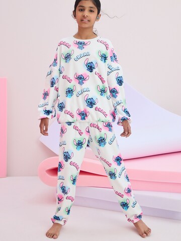 Pyjama 'Lilo & Stitch' Next en blanc : devant