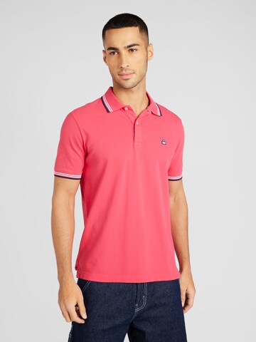 UNITED COLORS OF BENETTON Poloshirt in Pink: Vorderseite