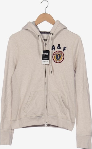 Abercrombie & Fitch Sweatshirt & Zip-Up Hoodie in L in Beige: front