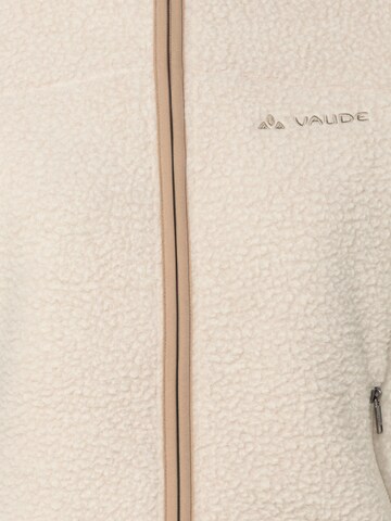 VAUDE Functionele fleece jas 'Hitra' in Beige