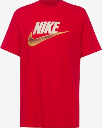 Nike Sportswear T-shirt 'Futura' i röd: framsida