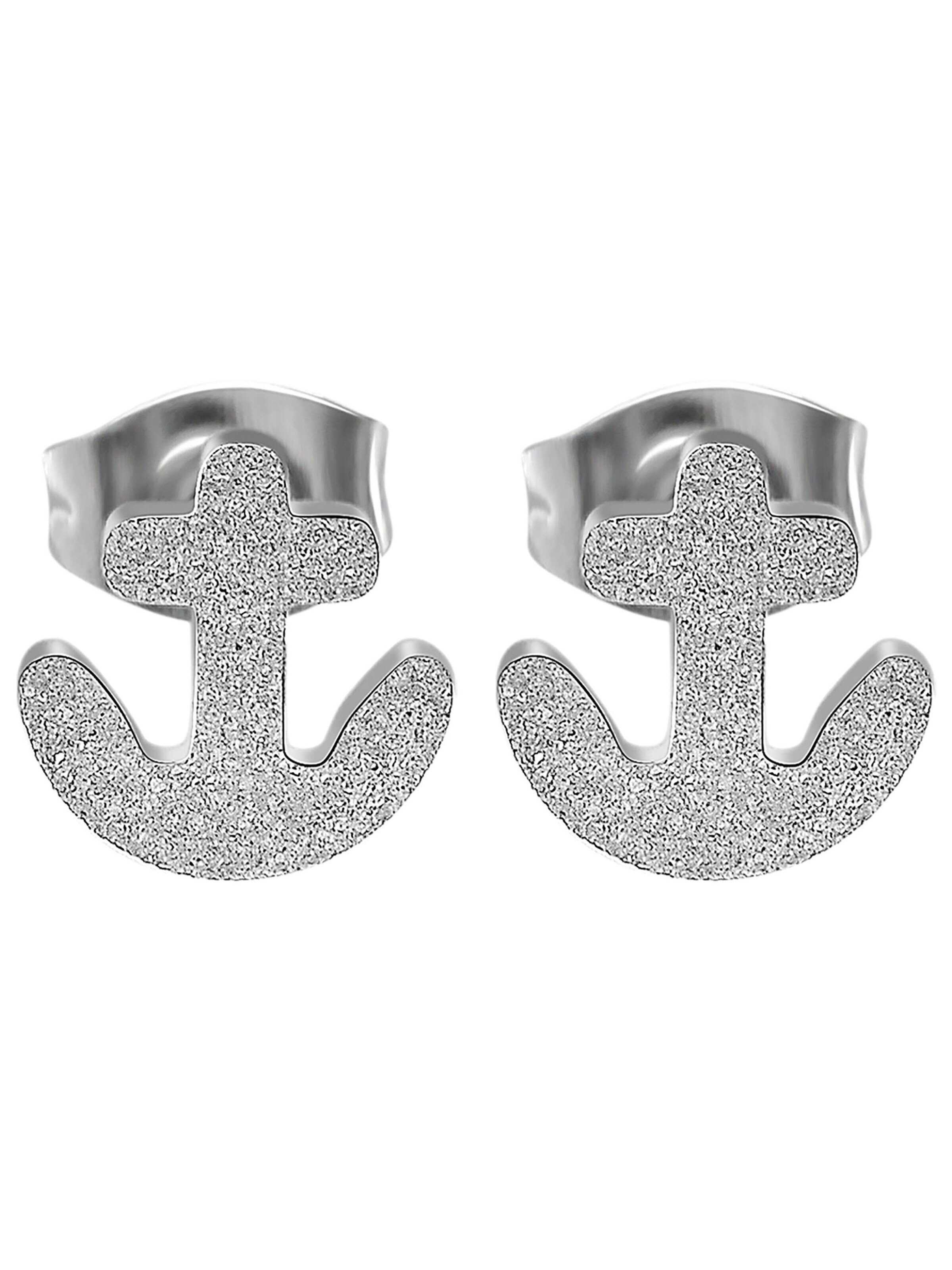 Akzent Earrings 'Anais, hautverträglich' in Silver: front