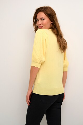 Kaffe Sweater 'Lone' in Yellow