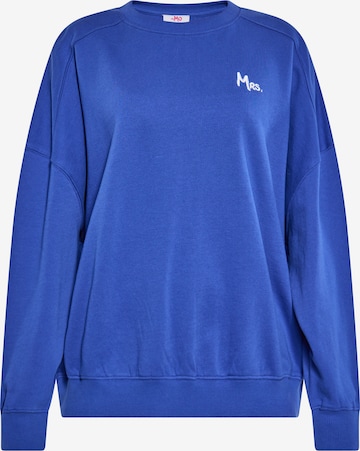 MYMO Sweatshirt in Blauw: voorkant
