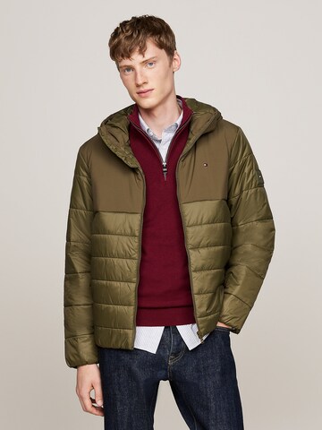 Veste mi-saison TOMMY HILFIGER en vert : devant