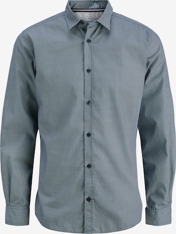 JACK & JONES Regular Fit Skjorte 'JJMATHEO' i blå: forside