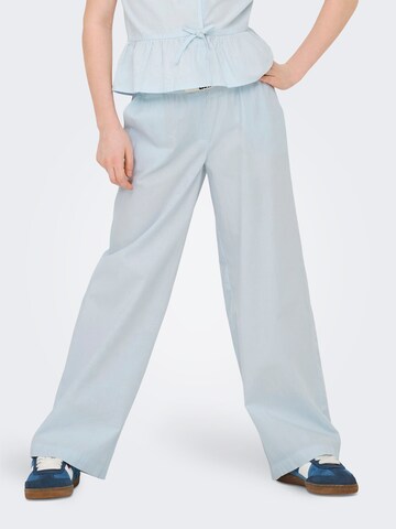 Loosefit Pantalon ONLY GIRLS en bleu : devant