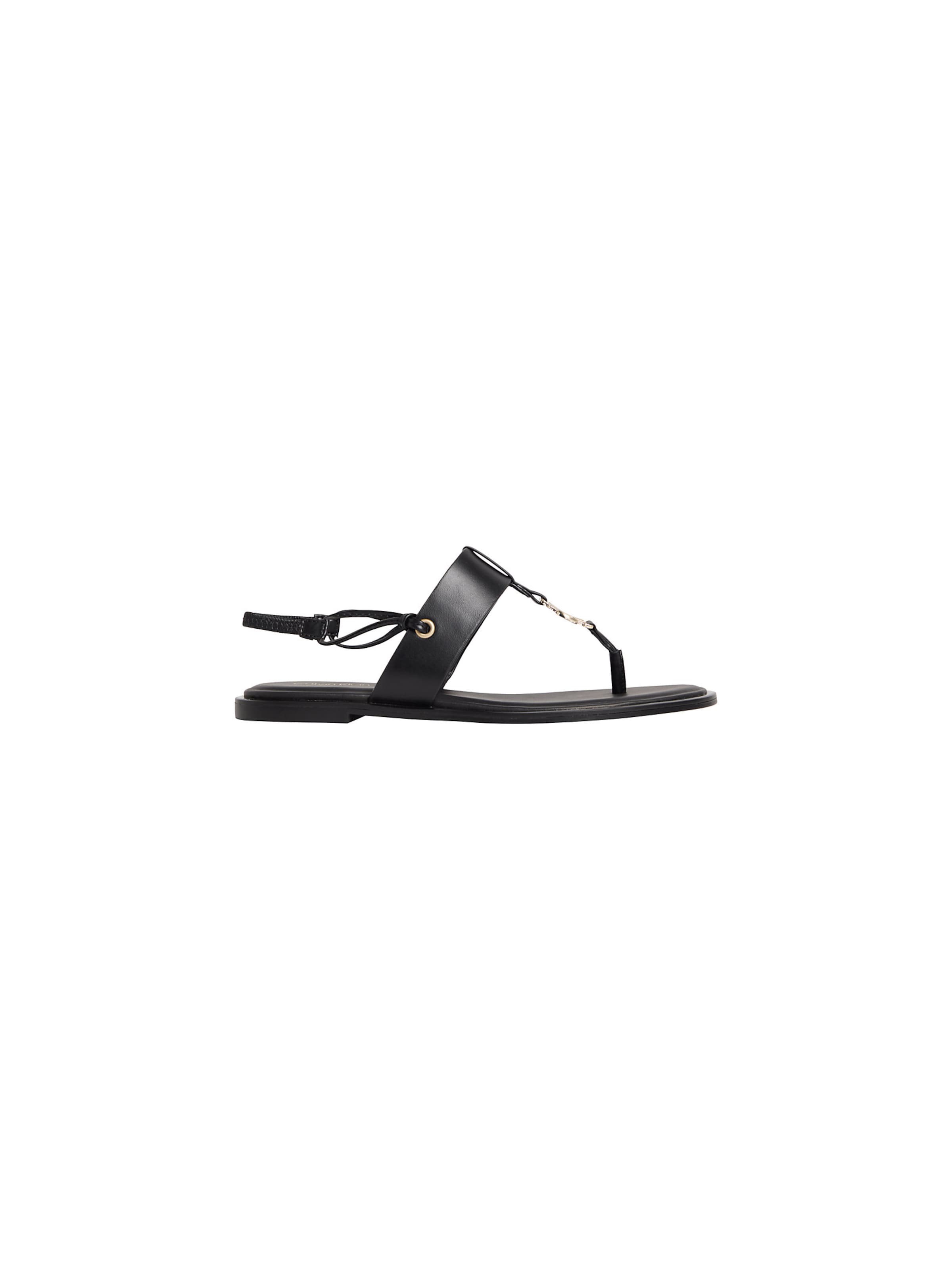 Calvin Klein T-bar sandals 'Filomena' in Black: front