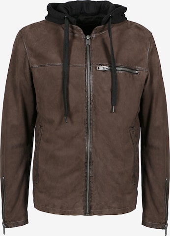 FREAKY NATION Jacke ' Mailo-FN ' in Braun: Vorderseite
