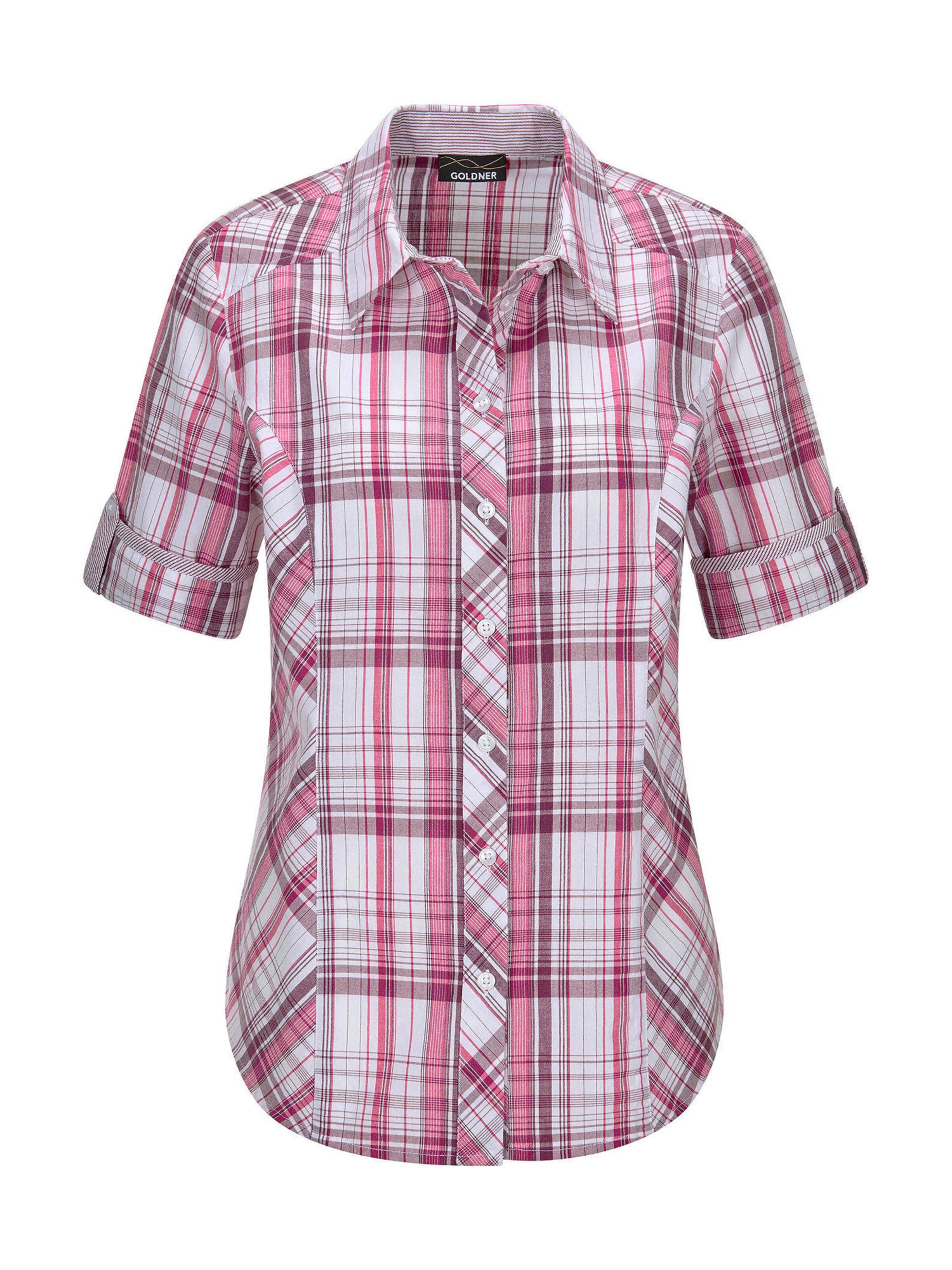 Goldner Bluse in grau / hellgrau / rosé / weiß, Produktansicht