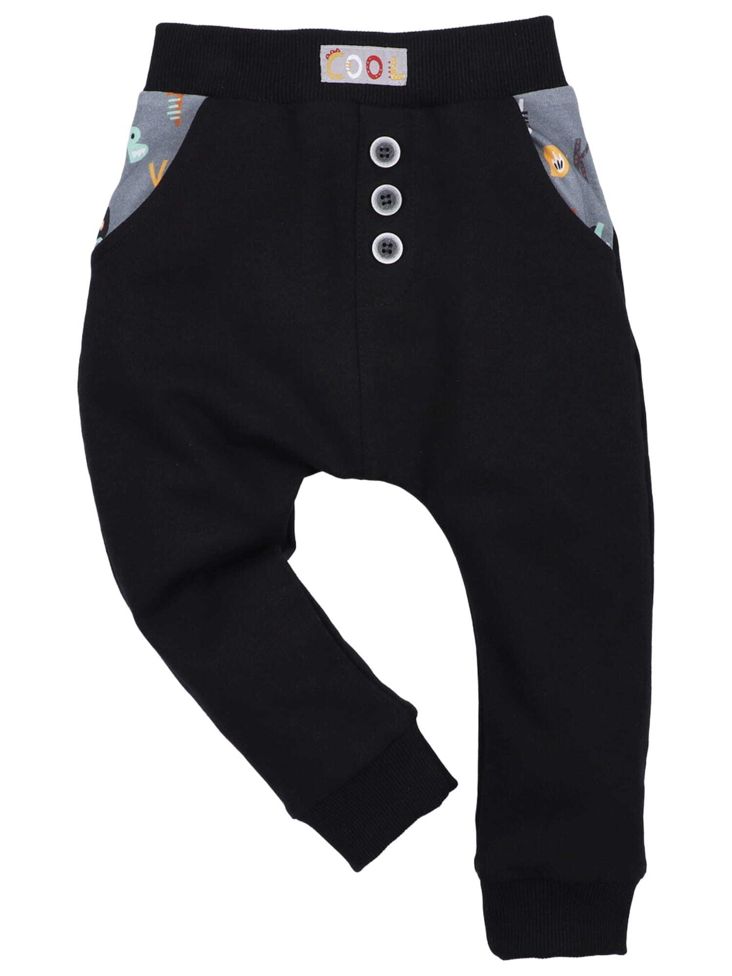 Effilé Pantalon 'Cool' NINI en noir : devant