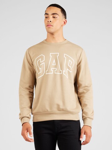 GAP Sweatshirt in Beige: front