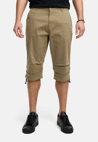 INDICODE JEANS Regular Broek in Groen: voorkant