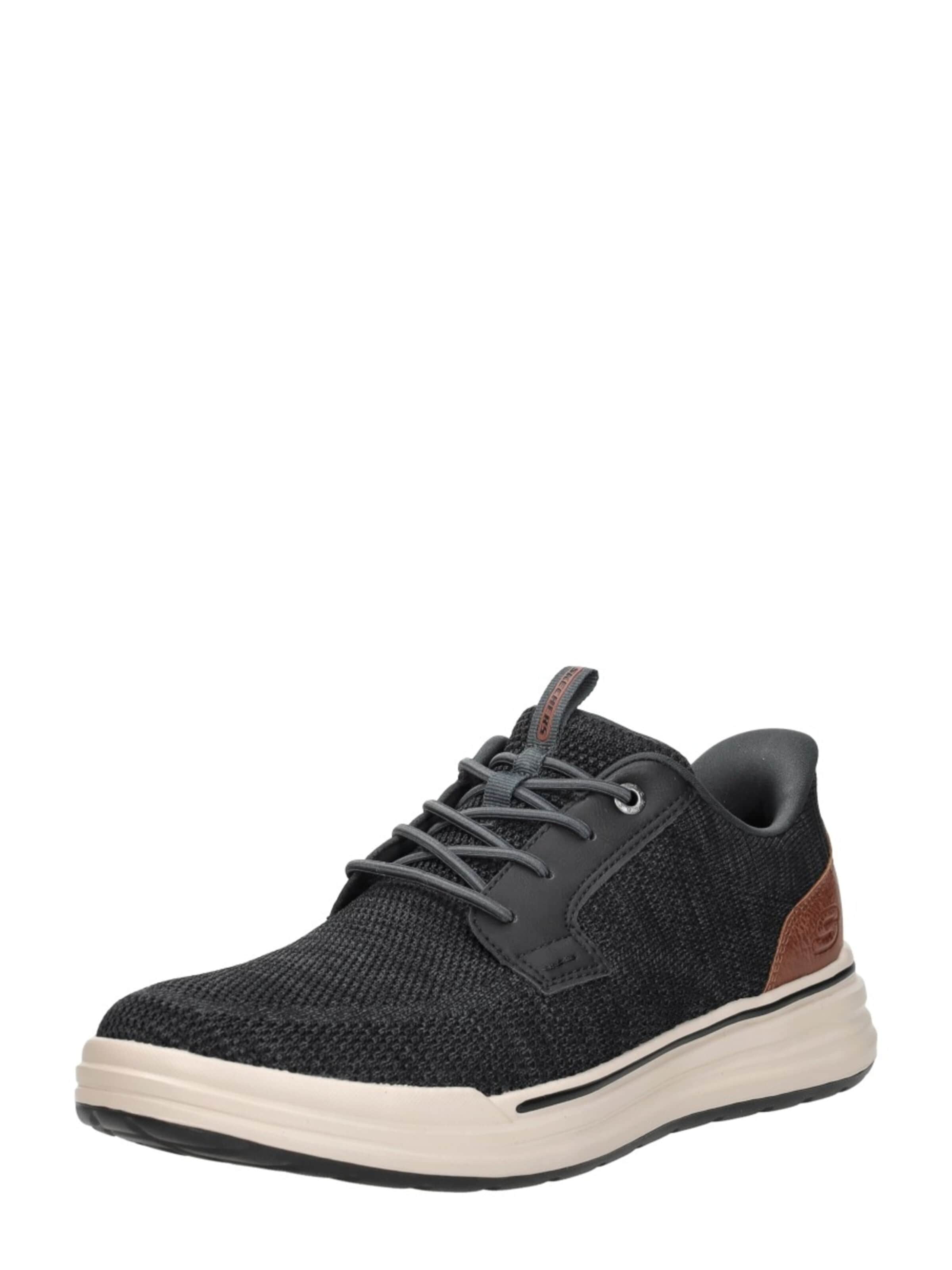 SKECHERS Sneakers laag in Zwart: voorkant