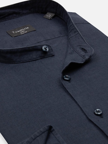 Slim fit Camicia business 'Caravaggio' di 7Camicie in blu