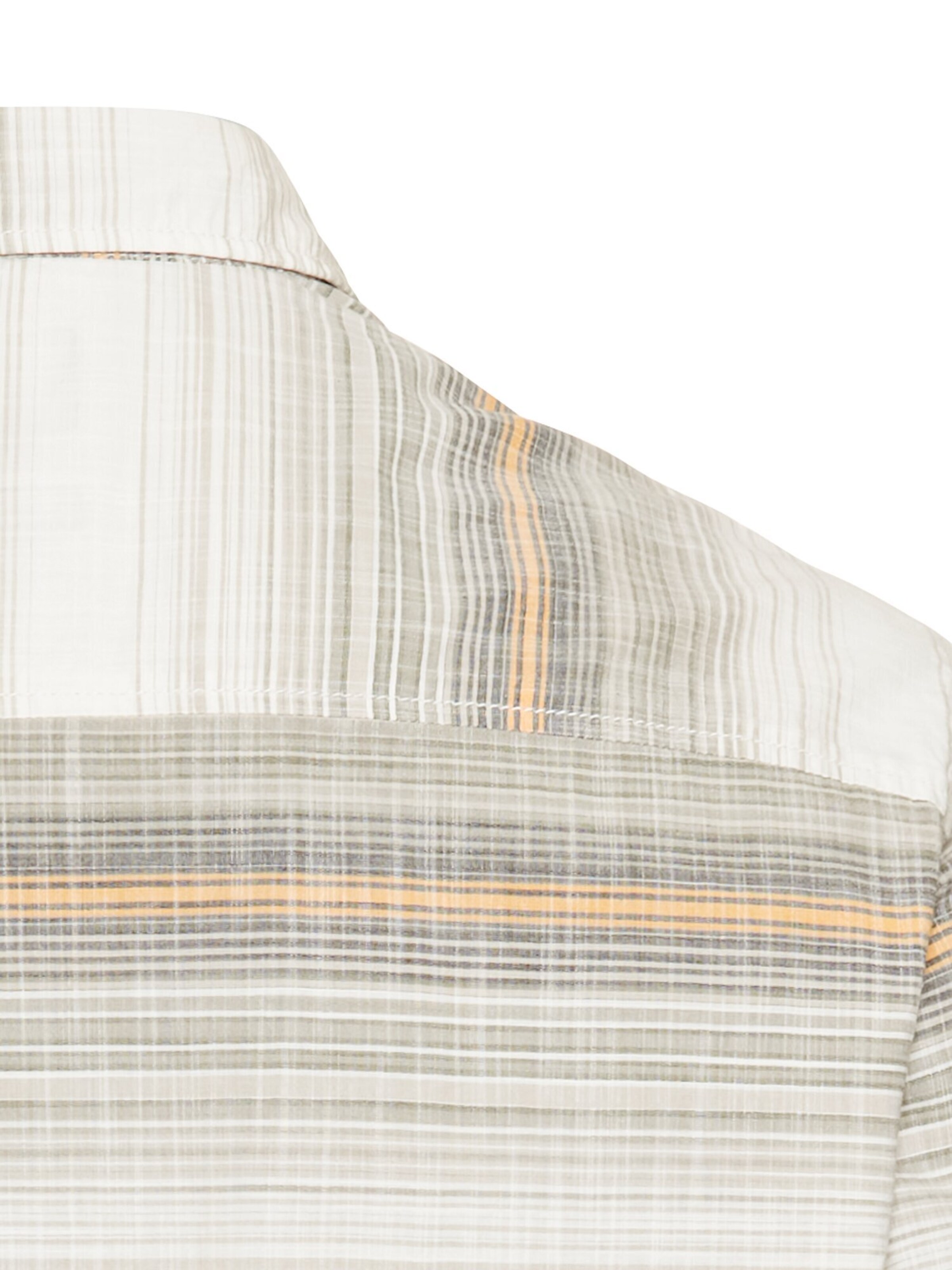 CAMEL ACTIVE Regular Fit Kurzarmhemd aus Baumwolle mit Karomuster in Beige