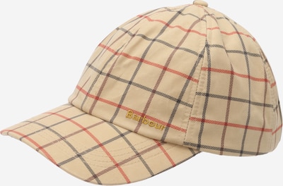 Barbour Lippalakki 'Mackworth' värissä beige / tummanharmaa / punainen / burgundin punainen, Tuotenäkymä