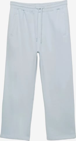 Pull&BearBaggy Hlače - plava boja: prednji dio