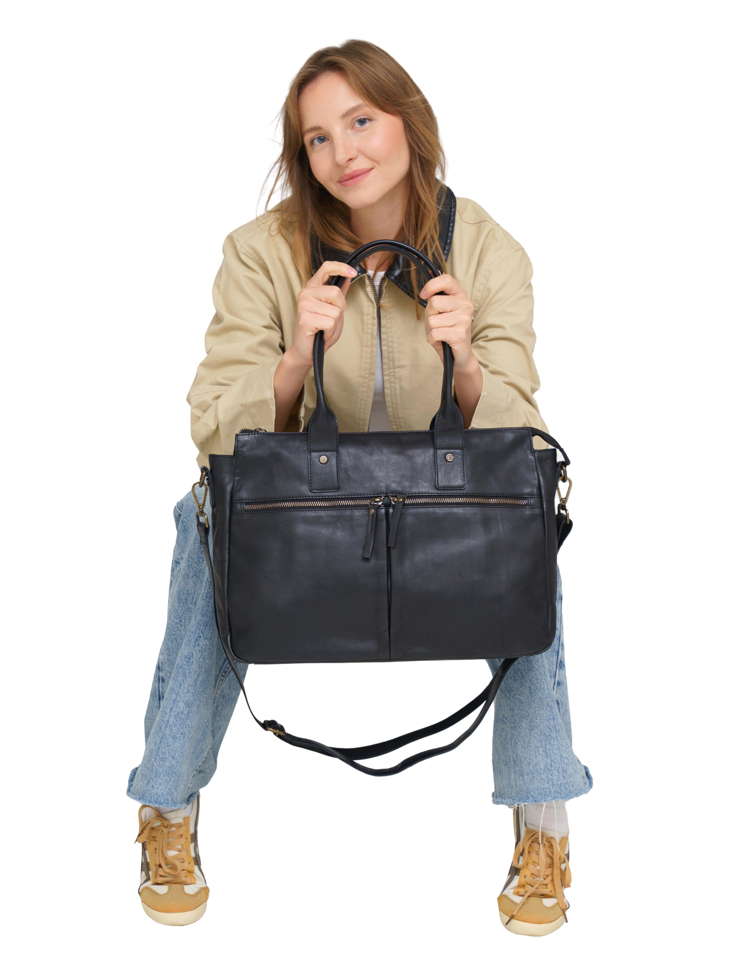 Bellicci Laptoptasche 'Greselle'‌‌‌‌‌ in Schwarz