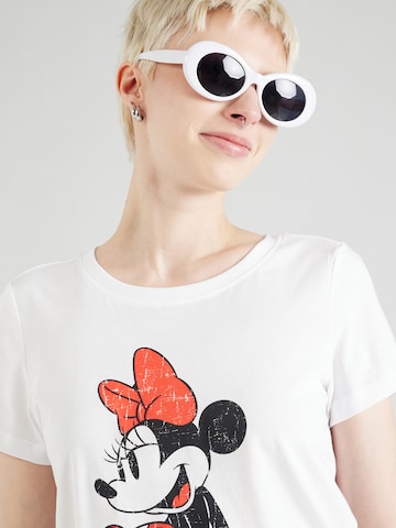 ONLY - Camisa 'MICKEY MINNIE' em branco
