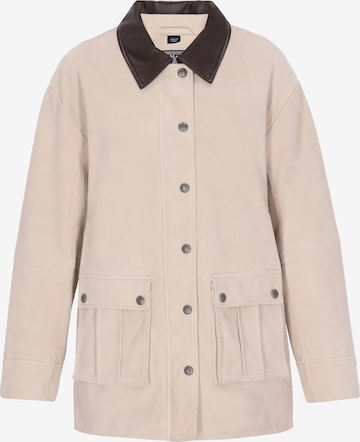 DreiMaster Vintage - Casaco meia-estação em branco: frente