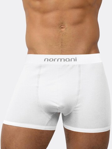 Boxers normani en blanc : devant