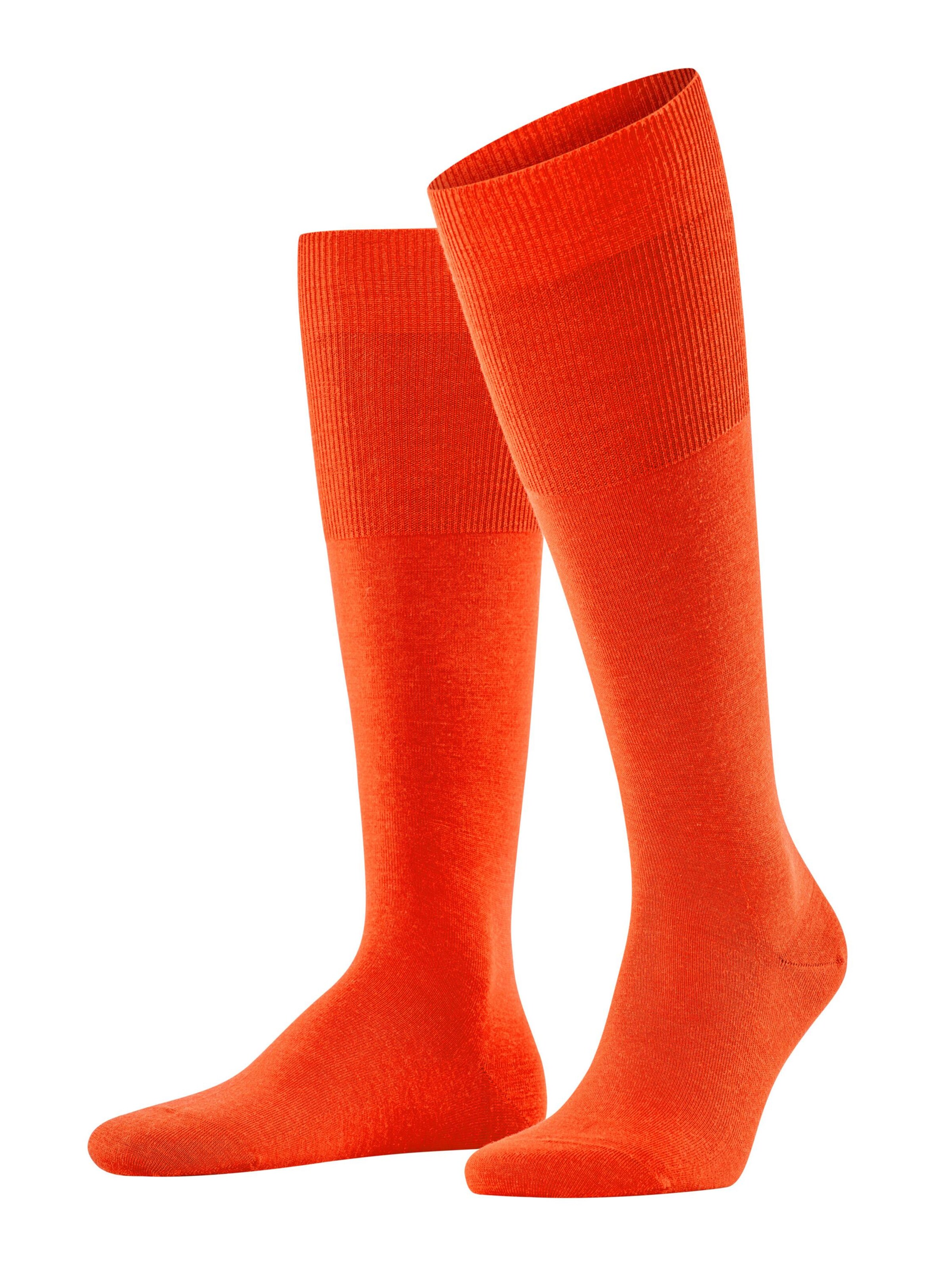 FALKE Knee High Socks 'Airport' in Red: front