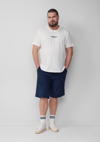 Wide Leg Pantalon s.Oliver en bleu