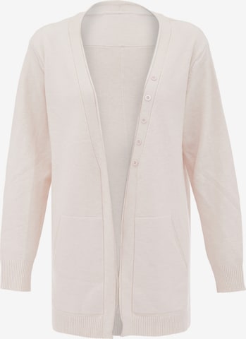 BLONDA Knit Cardigan in Beige: front