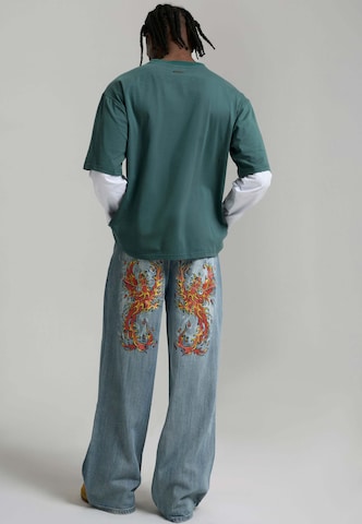 Ed Hardy Loose fit Jeans in Blue