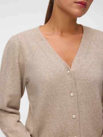 VERO MODA Gebreid vest 'VMDoffy' in Zilver