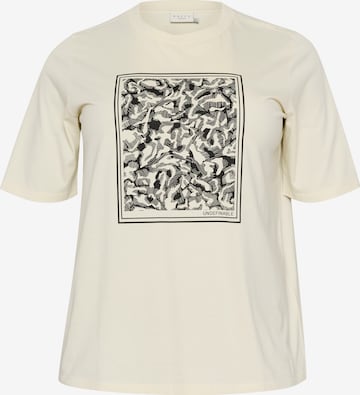 KAFFE CURVEMajica 'Meri' - bež boja: prednji dio