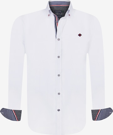 Sir Raymond Tailor Overhemd 'Josh' in Wit: voorkant