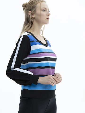 SCR. Athletic Sweater 'Rama' in Blue