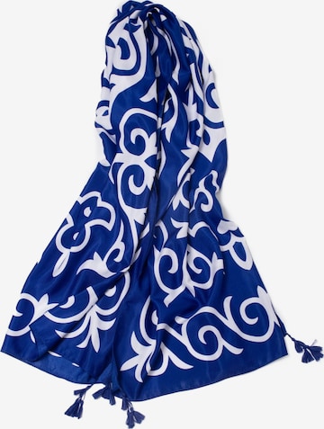 MayTree - Toalla de playa en azul: frente