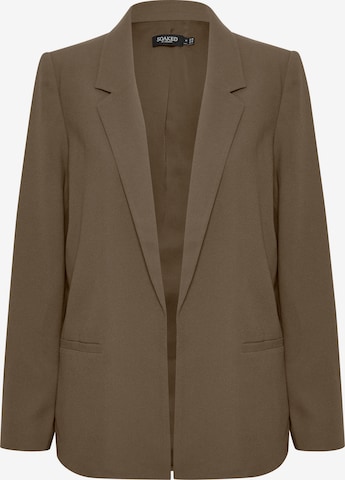 Blazer 'Shirley' SOAKED IN LUXURY en marron : devant