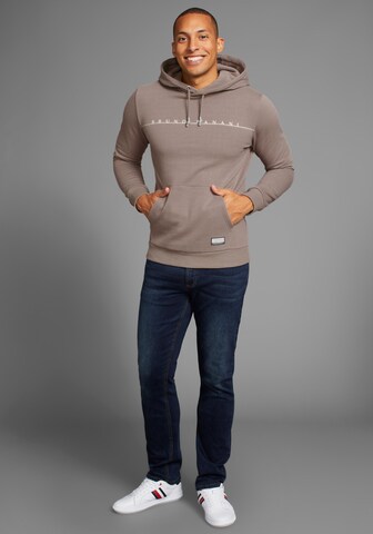 Bruno Banani LM Sweatshirt in Braun