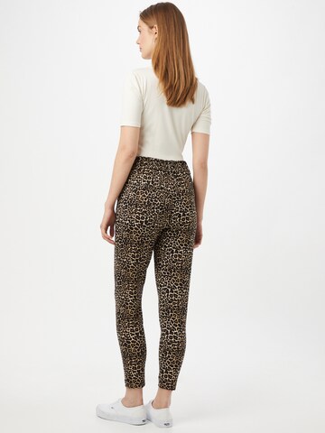 ONLY Regular Pleat-Front Pants 'POPTRASH' in Brown