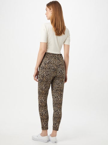 ONLY Regular Pleat-Front Pants 'POPTRASH' in Brown