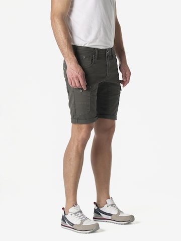 KOROSHI - regular Pantalón vaquero cargo en gris